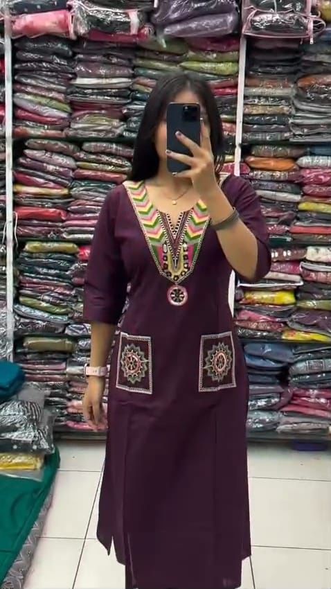 Kurti,pant set is perfect for the summer season  Plus