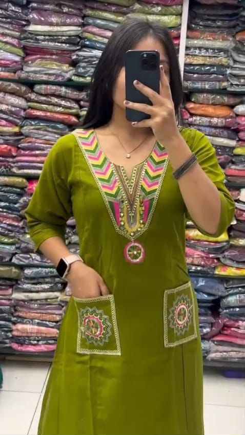 Kurti,pant set is perfect for the summer season  Plus