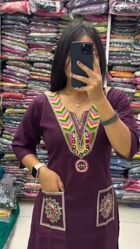 Kurti,pant set is perfect for the summer season  Plus