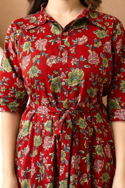 Vintage style Kurti Set