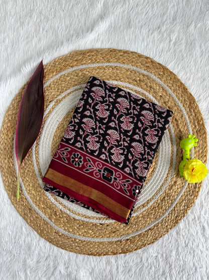 Cotton Handwork Sarees