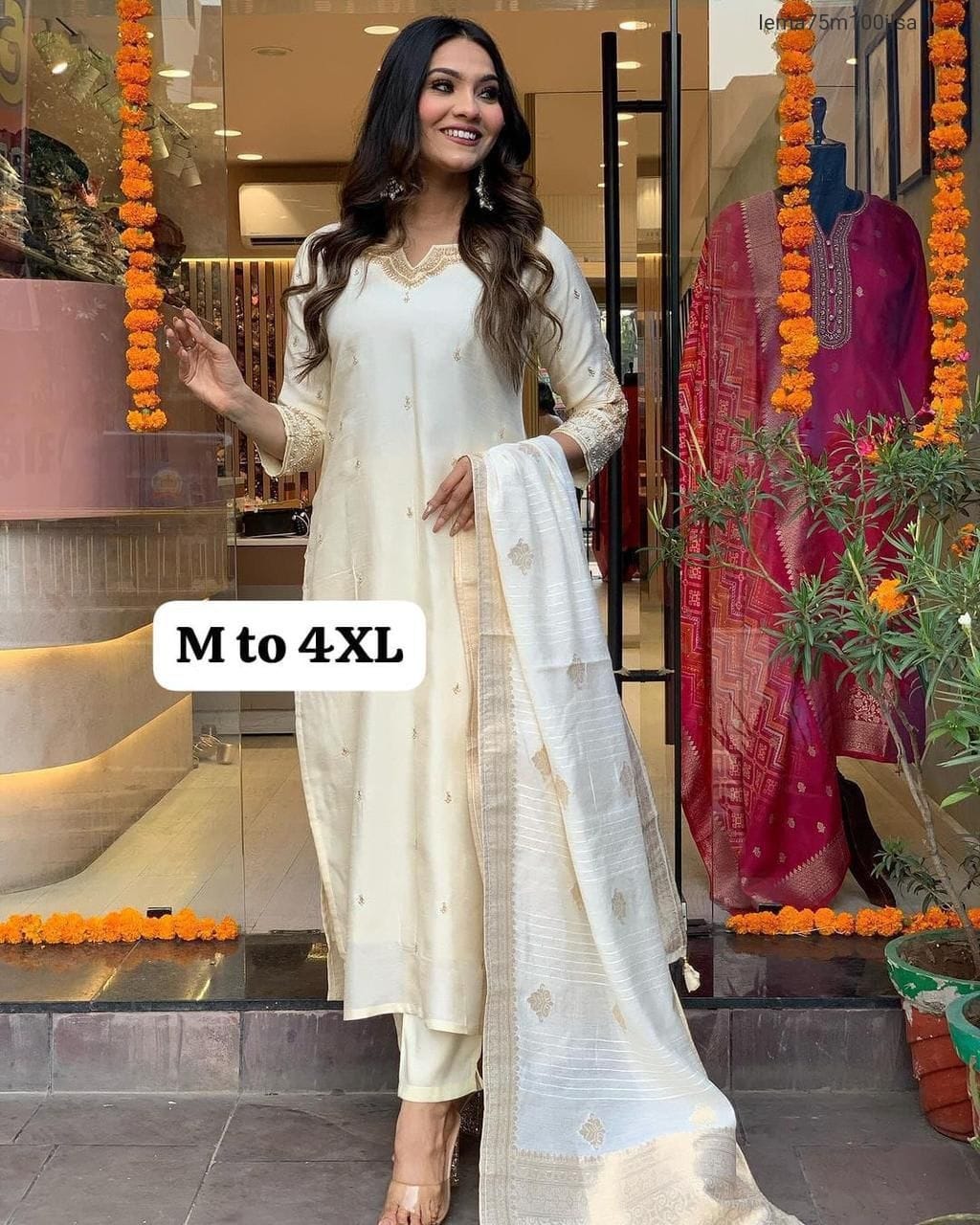 HEAVY ROMAN SILK KURTA