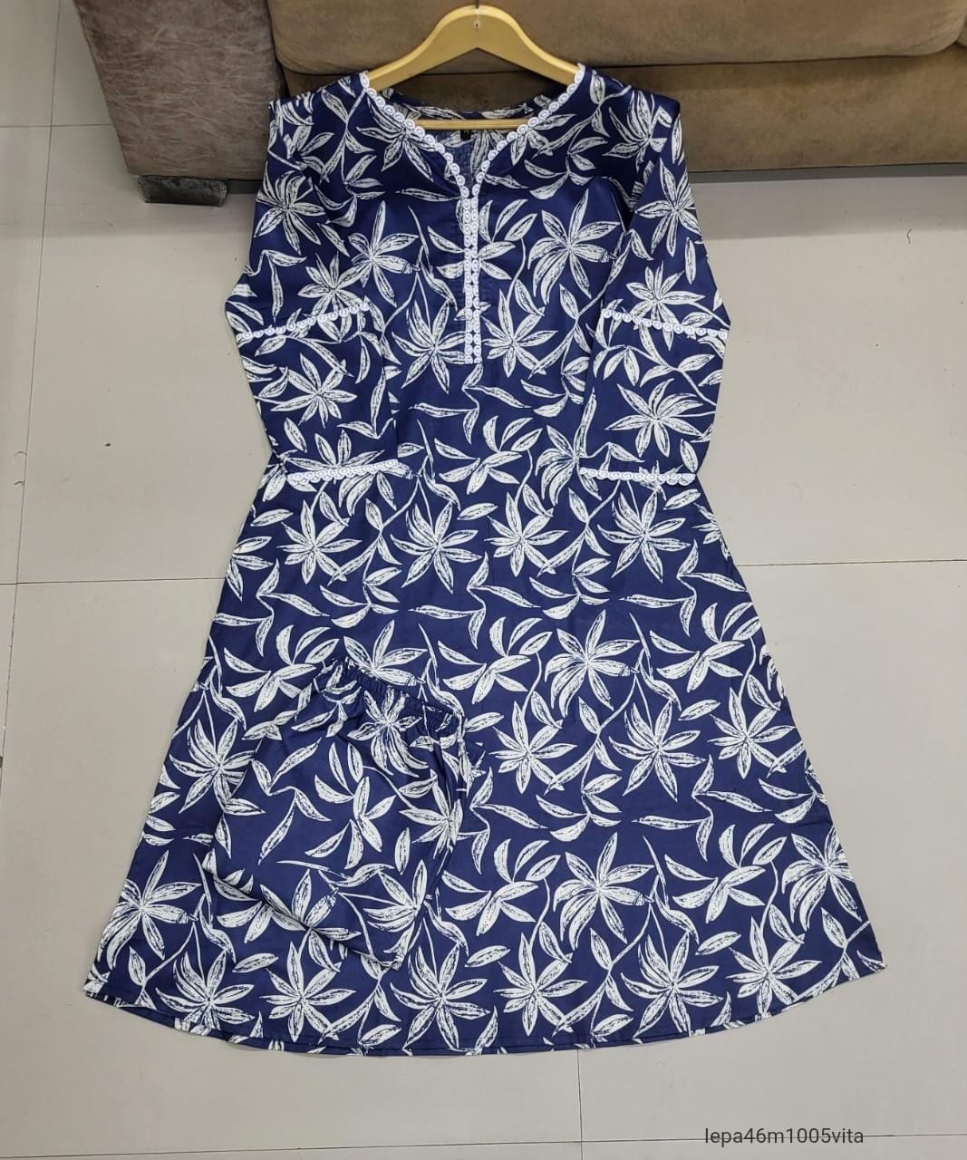 Jaipuri  Printed Cotton Fabric CORD-SET