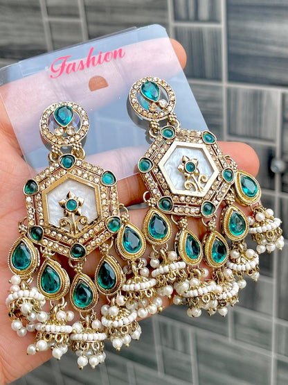 MOP Work Bollywood Earrings