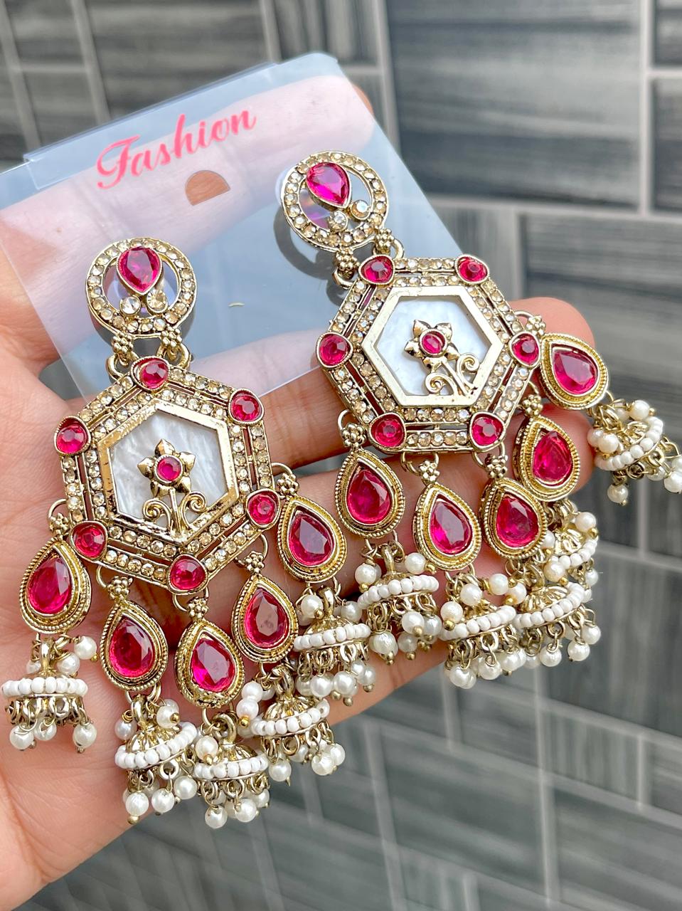 MOP Work Bollywood Earrings