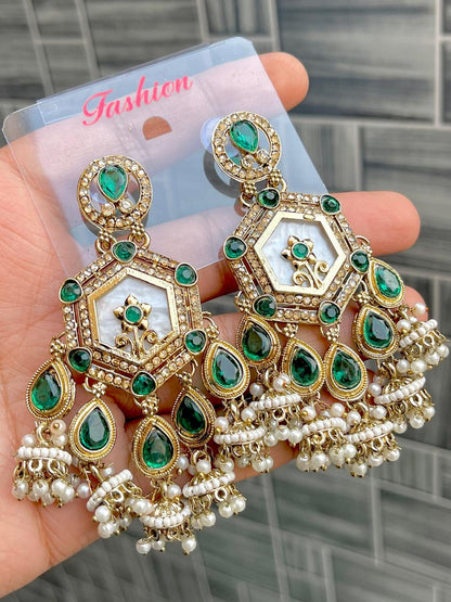 MOP Work Bollywood Earrings