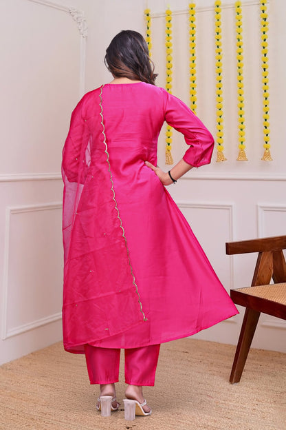 CHANDERI SILK KURTI