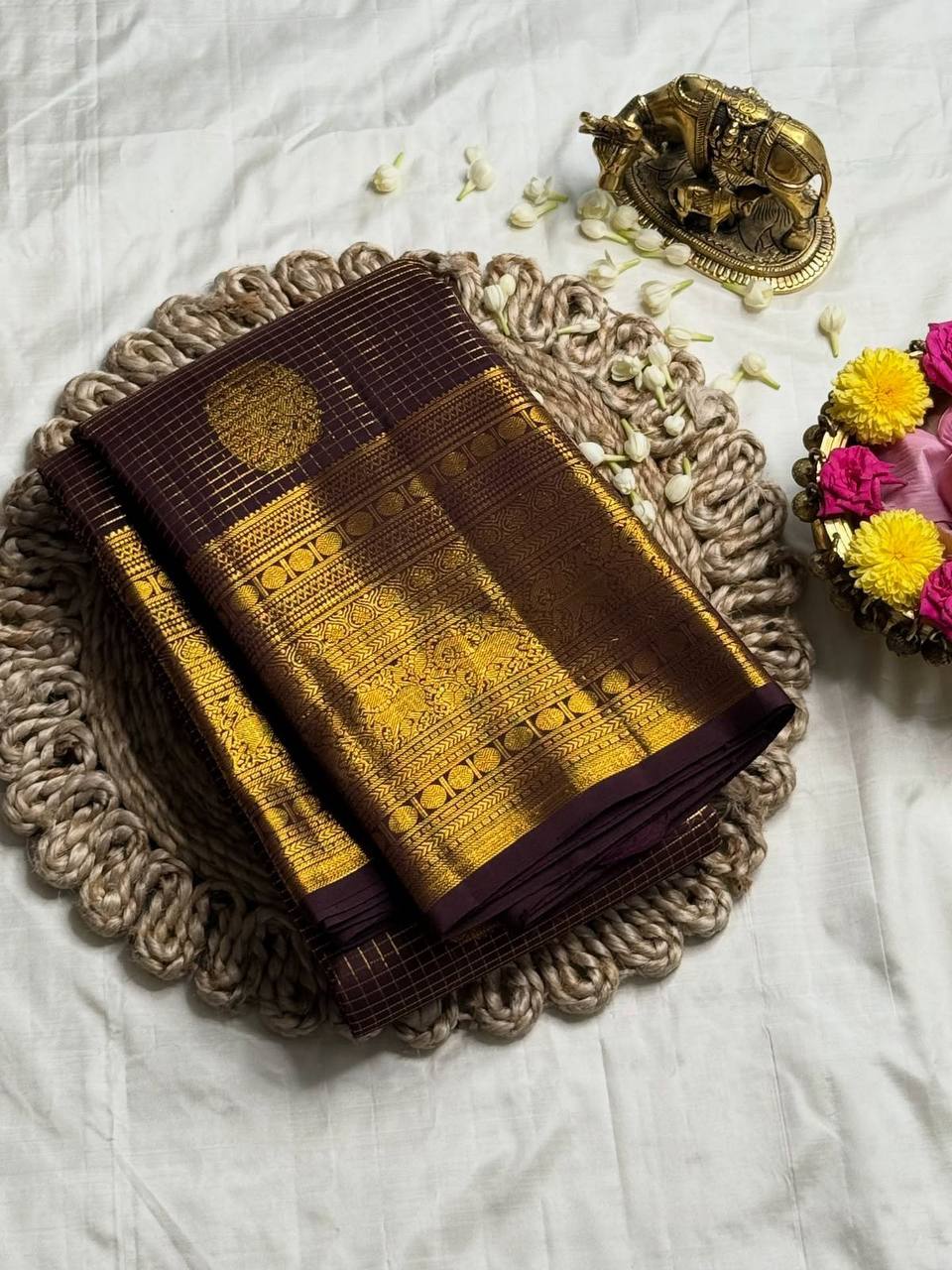 Breathable Organic Banarasi Sarees