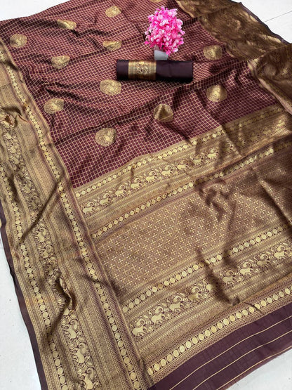 Breathable Organic Banarasi Sarees