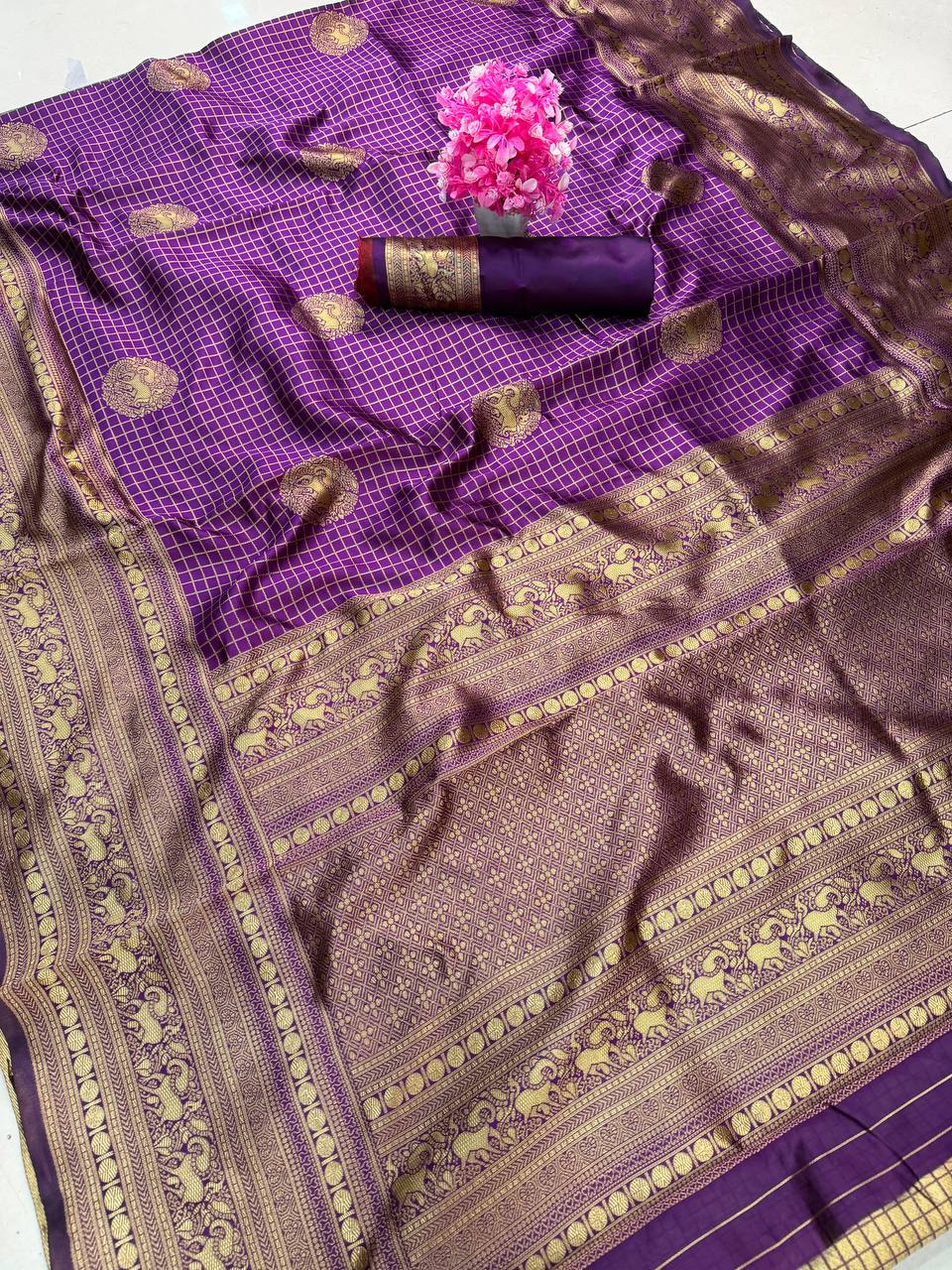 Breathable Organic Banarasi Sarees
