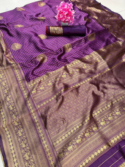 Breathable Organic Banarasi Sarees