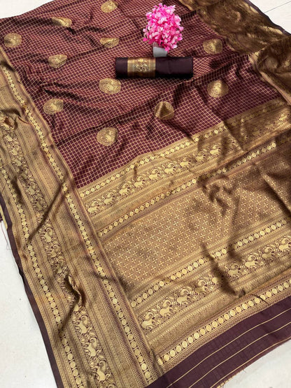 Breathable Organic Banarasi Sarees