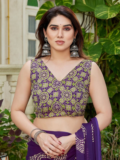 Enchanting soft Georgette saree