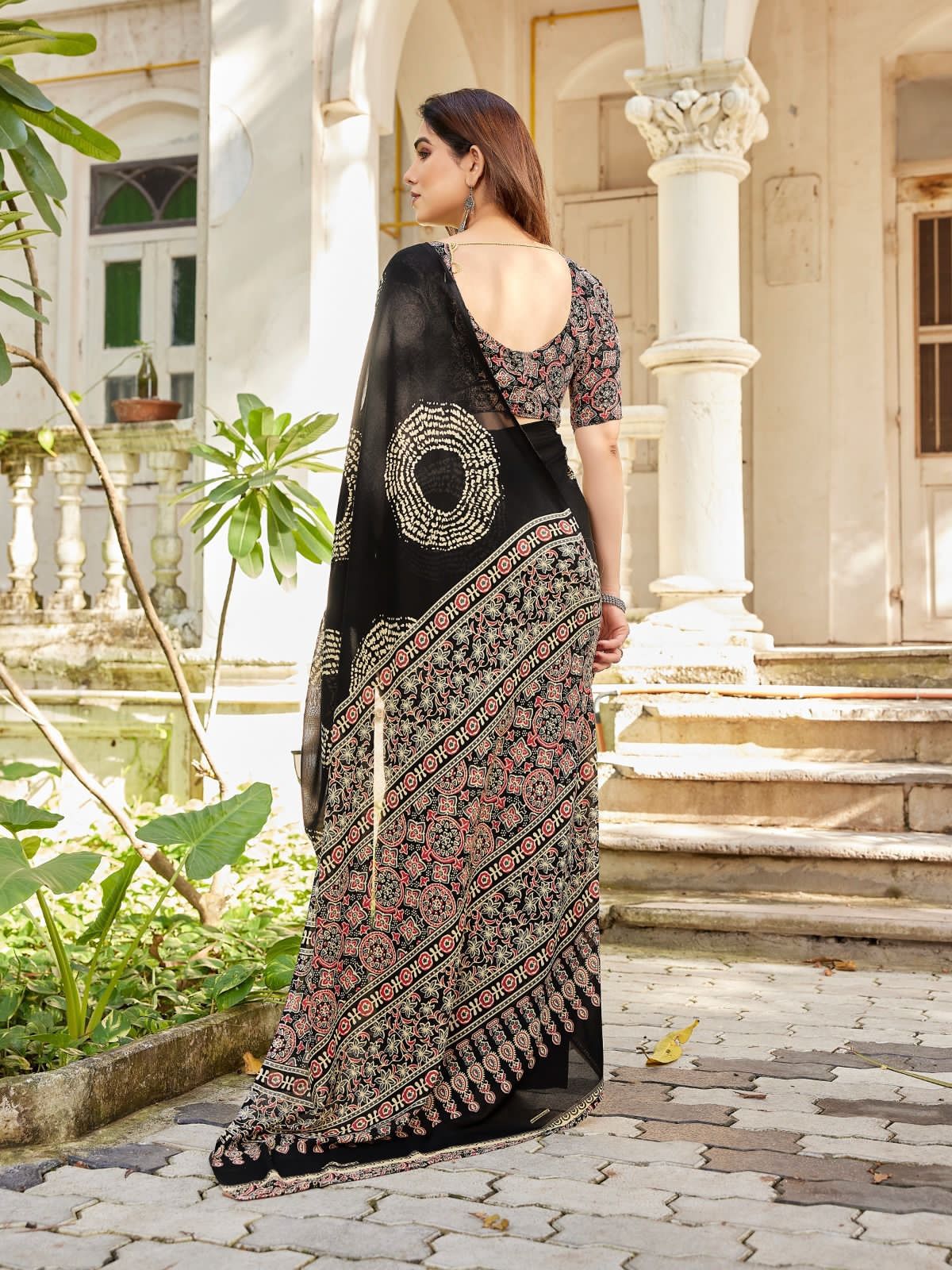Enchanting soft Georgette saree
