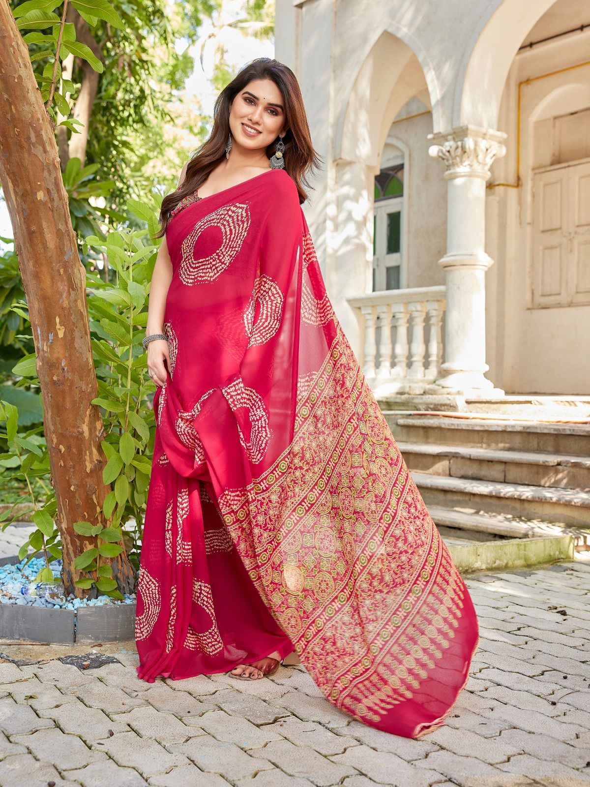 Enchanting soft Georgette saree