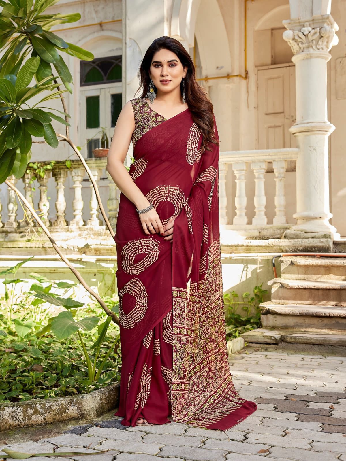 Enchanting soft Georgette saree