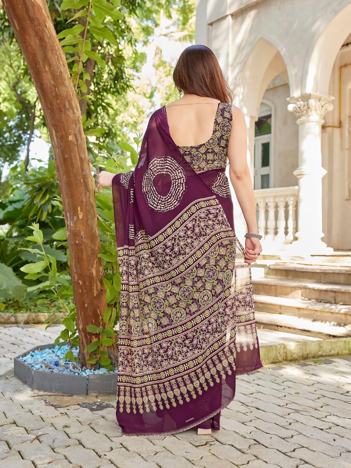 Enchanting soft Georgette saree