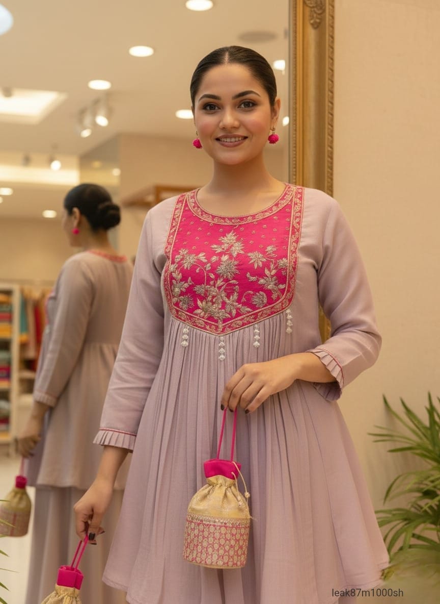 Sharara cord kurta set