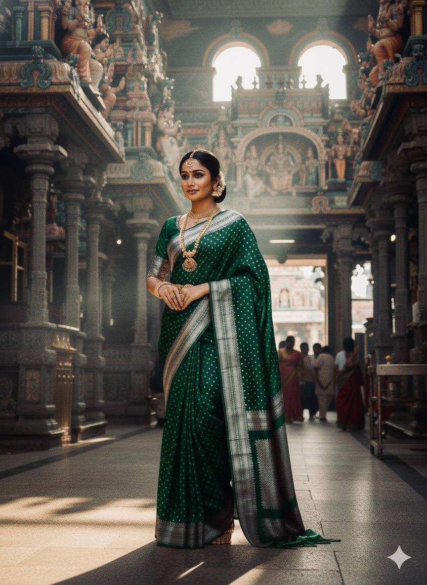 Art Silk Jacquard Border Saree