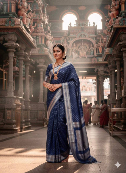 Art Silk Jacquard Border Saree