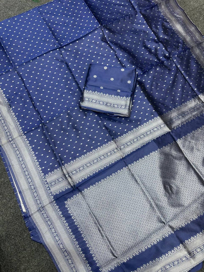 Art Silk Jacquard Border Saree