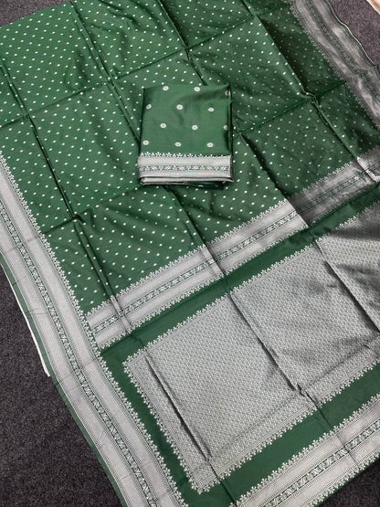 Art Silk Jacquard Border Saree