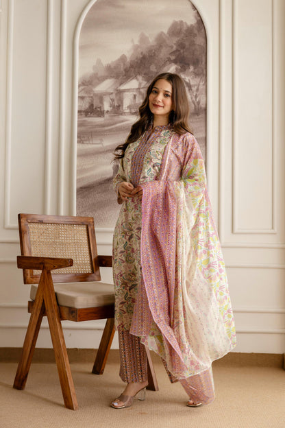 Jaipuri  Printed Cotton Fabric Kurti