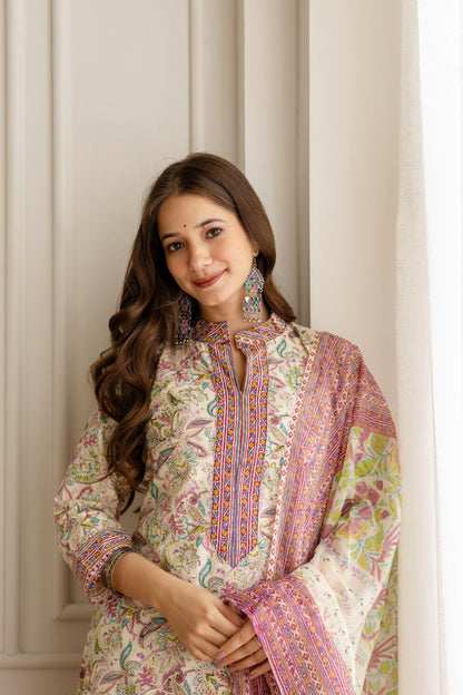 Jaipuri  Printed Cotton Fabric Kurti