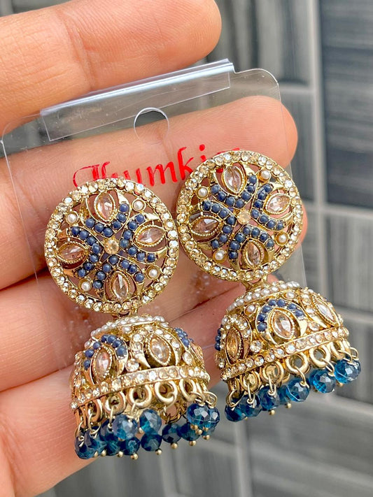 Premium Quality Light Weight Reverse Ad Jhumkie, Earing