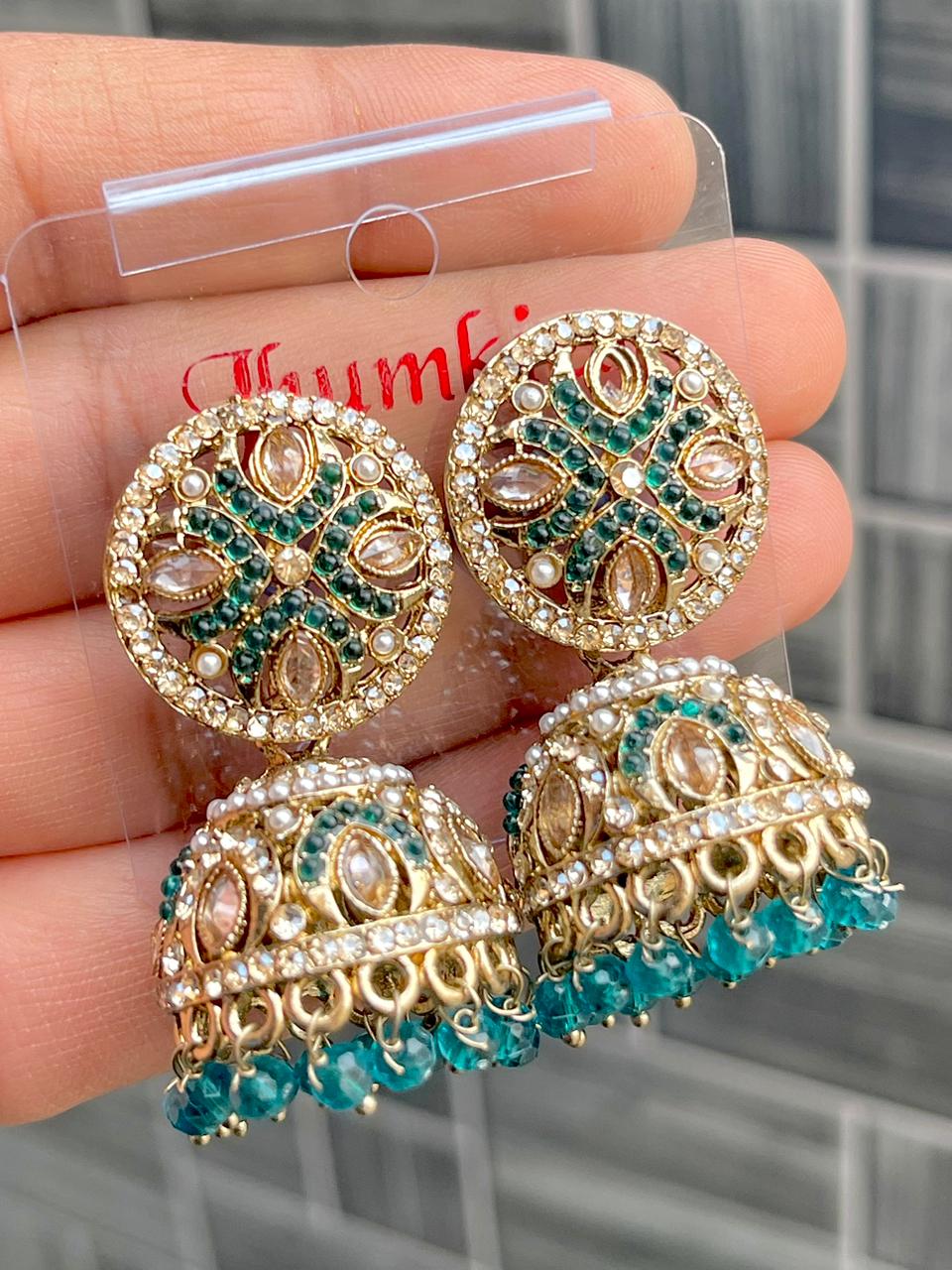 Premium Quality Light Weight Reverse Ad Jhumkie, Earing