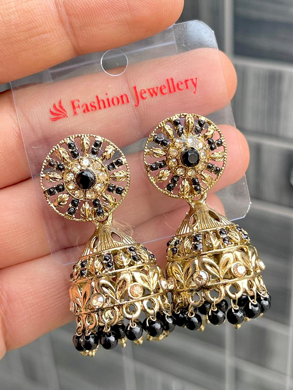 Premium Quality Light Weight Reverse Ad Jhumkie, Earing