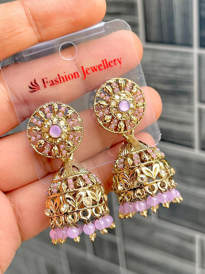 Premium Quality Light Weight Reverse Ad Jhumkie, Earing