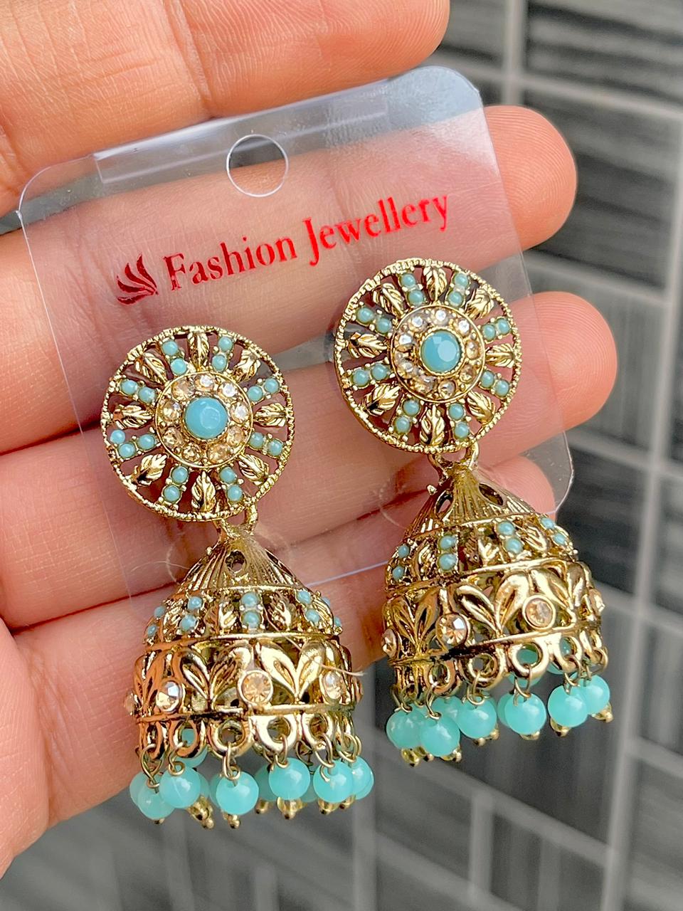 Premium Quality Light Weight Reverse Ad Jhumkie, Earing