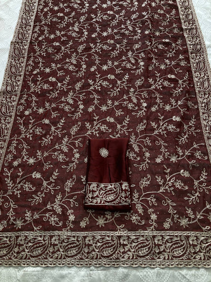 Party Wear Rangoli Silk Saree