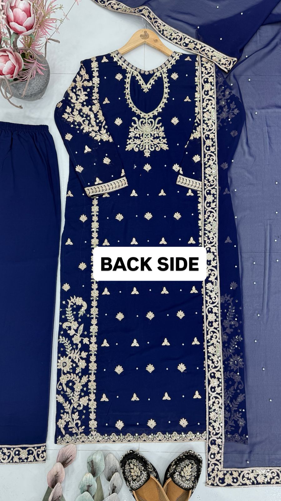 PECIAL HEAVY CHINE  SEQUENCE WORK 3 PIS SUIT SET