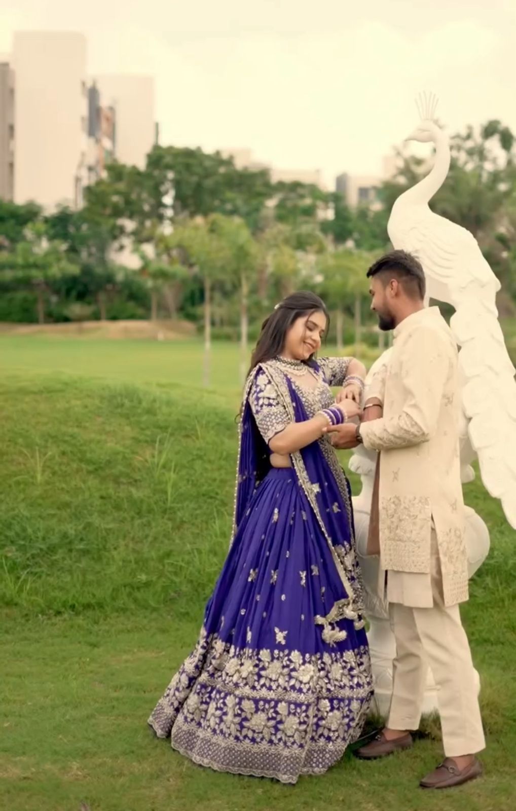 Heavy Embroidery Thread & Sequence Work Lehenga