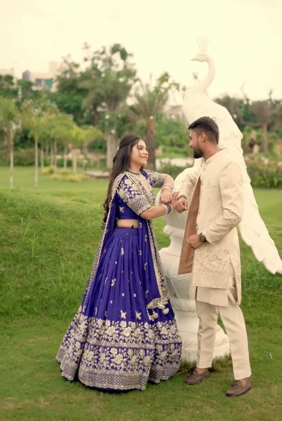 Heavy Embroidery Thread & Sequence Work Lehenga