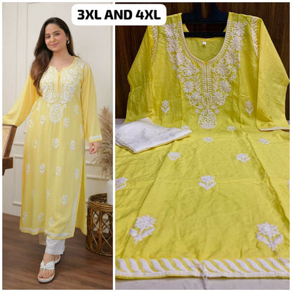 Chiken kari Kurti  Pant. A Perfect  Companion  for all Occasions