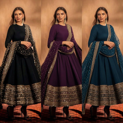 Launching Embroidered Gown