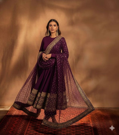 Launching Embroidered Gown