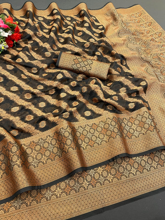 Designer Freehand Saree