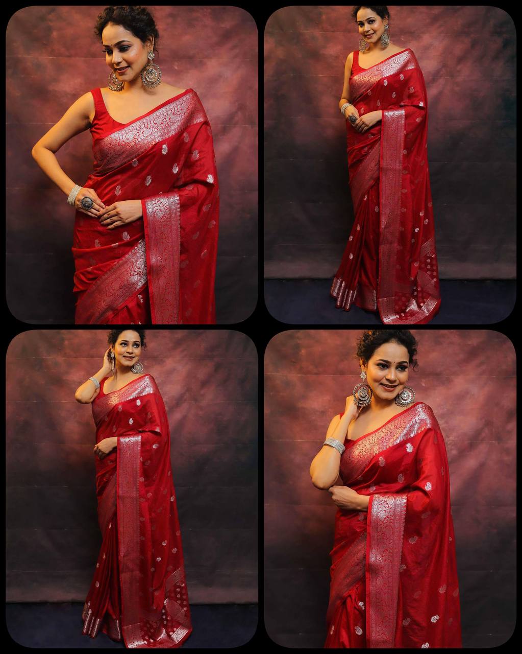 Art Silk Jacquard Border Saree