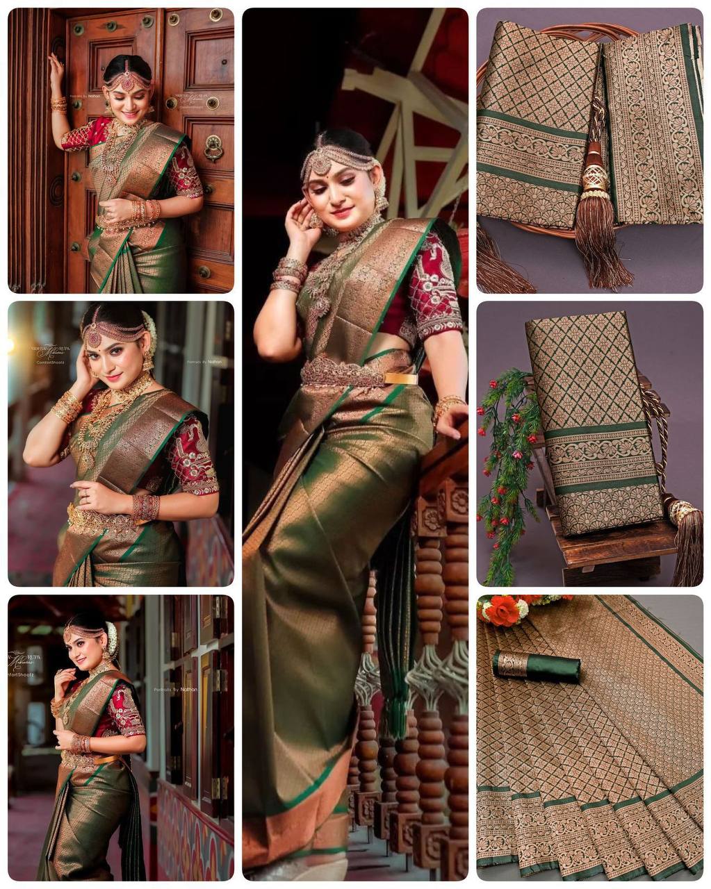 Art Silk Jacquard Border Saree