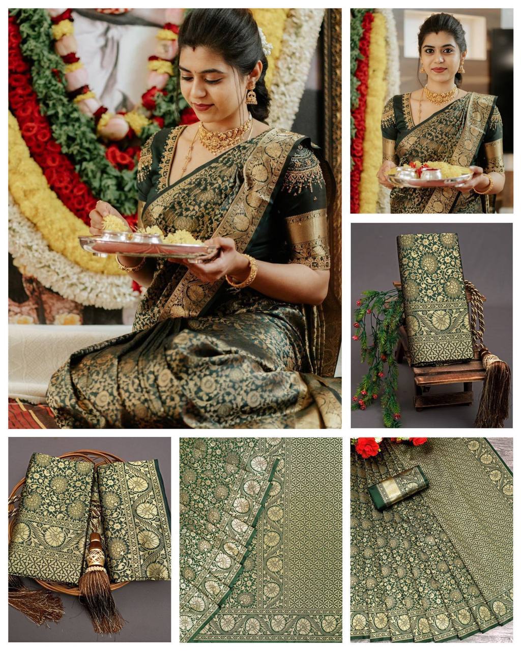 Art Silk Jacquard Border Saree