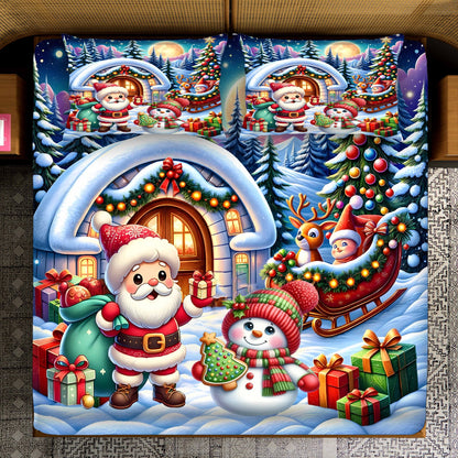 Super King Size 7D Digital Prints Bedsheet Set