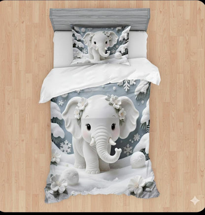 7D Digital Prints  Single Bedsheet Set