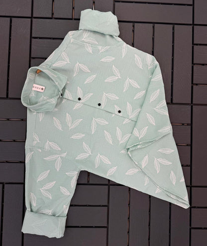 LINEN FABRIC WITH RUBBER PRINT FLORAL VALUE EDITION SHIRTS