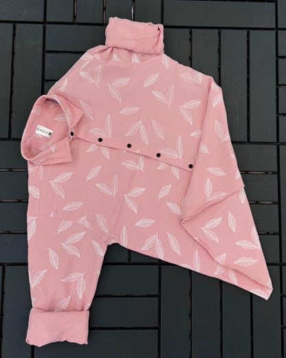 LINEN FABRIC WITH RUBBER PRINT FLORAL VALUE EDITION SHIRTS