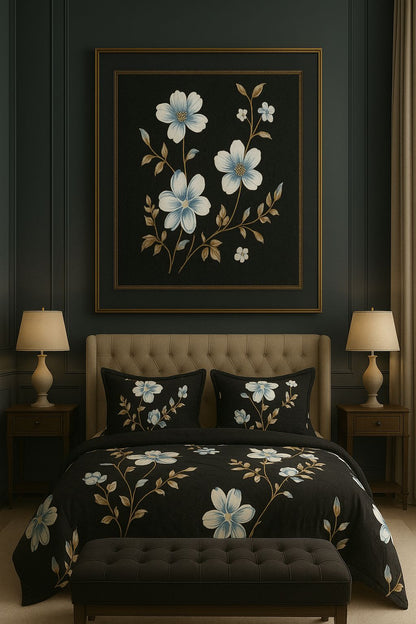 King Size Warm Flannel Bedsheet Set