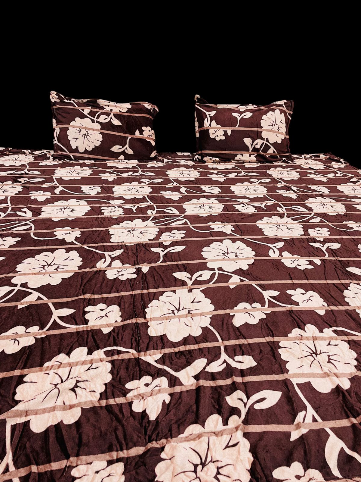 King Size Warm Flannel Bedsheet Set